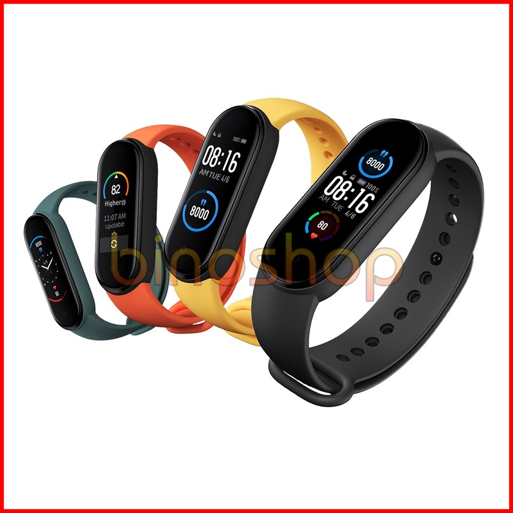 Dây đeo miband 5 silicon chính hãng XIAOMI, dây đeo thay thế mi band 5 cao su chính hãng XIAOMI