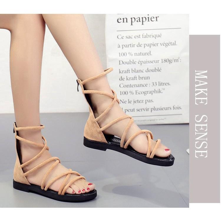 Sandal nữ quai dây phong cách Hàn Quốc
