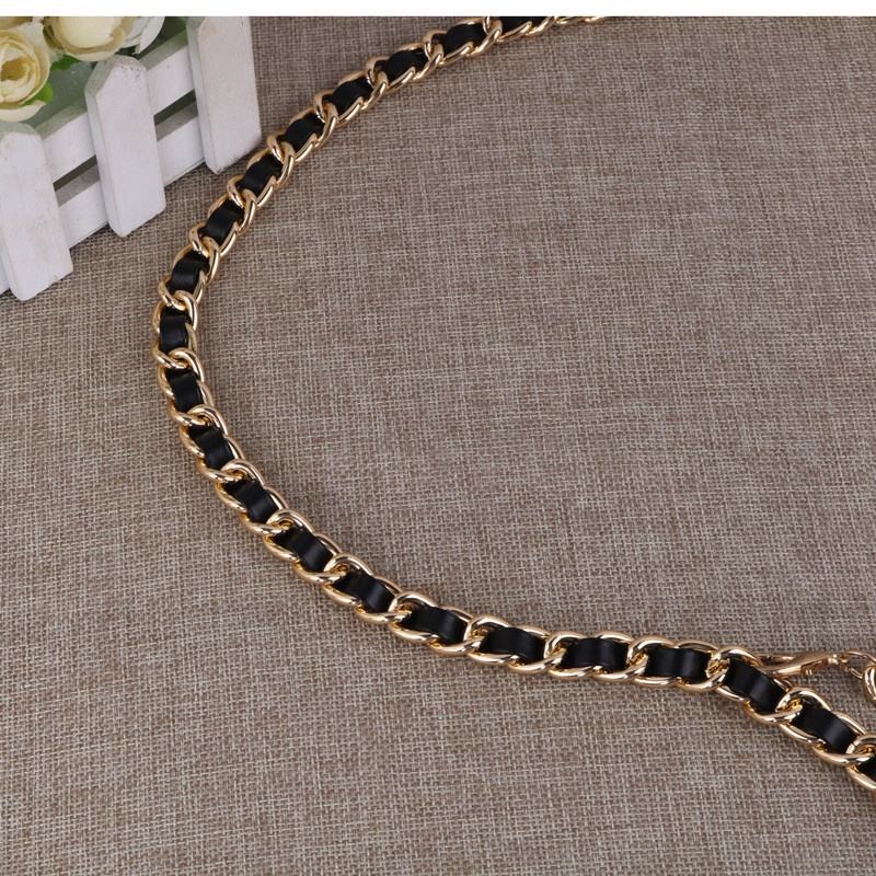 Thắt lưng kiểu dây xích kim loại thời trang phong cách Hàn Quốc 19590