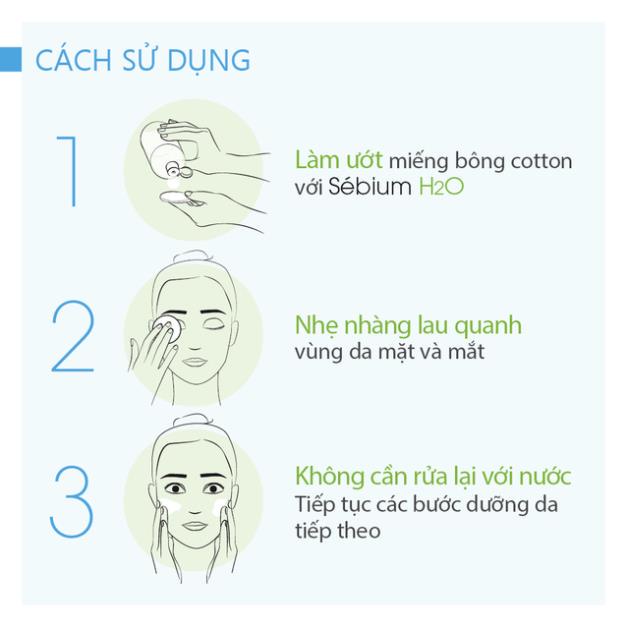 Dung dịch làm sạch và tẩy trang công nghệ Micellar Bioderma Sebium H2O 500ml