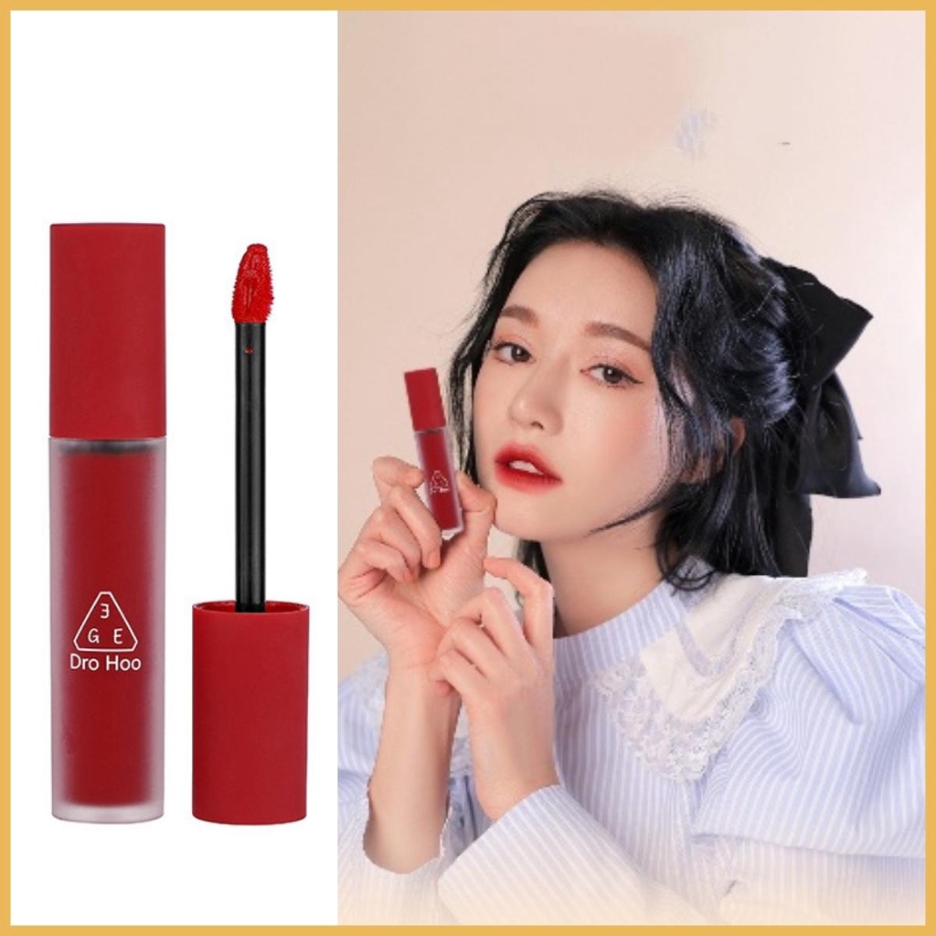 Son Kem Lì 3GE Vevet Lip Tint Drohoo Kết Cấu Mịn Lì Mềm Mượt Chống Dính Cốc Nội Địa Trung  Mẫu Mới 5g –AnnA.4.0.Cosmetic | BigBuy360 - bigbuy360.vn