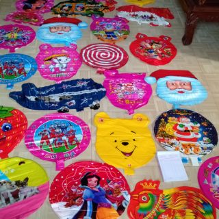 Bóng bay con giống  + que  + bơm