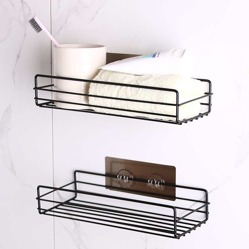 Kệ để đồ kim loại dán góc tường nhà tắm nhà bếp (KGS05)