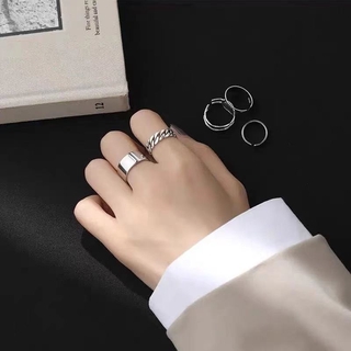 Nhẫn Đeo Tay Kim Loại Đính Đá Thanh Lịch Cho Nữ