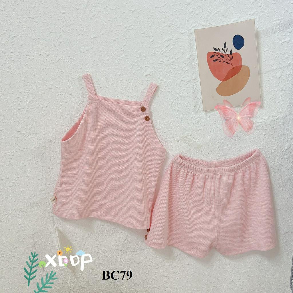 Đồ Bộ 2 dây XOOP chất tổ ong cho bé gái (11-21kg) BC79,Bộ thời trang quần áo trẻ em  Shop Phúc Yến