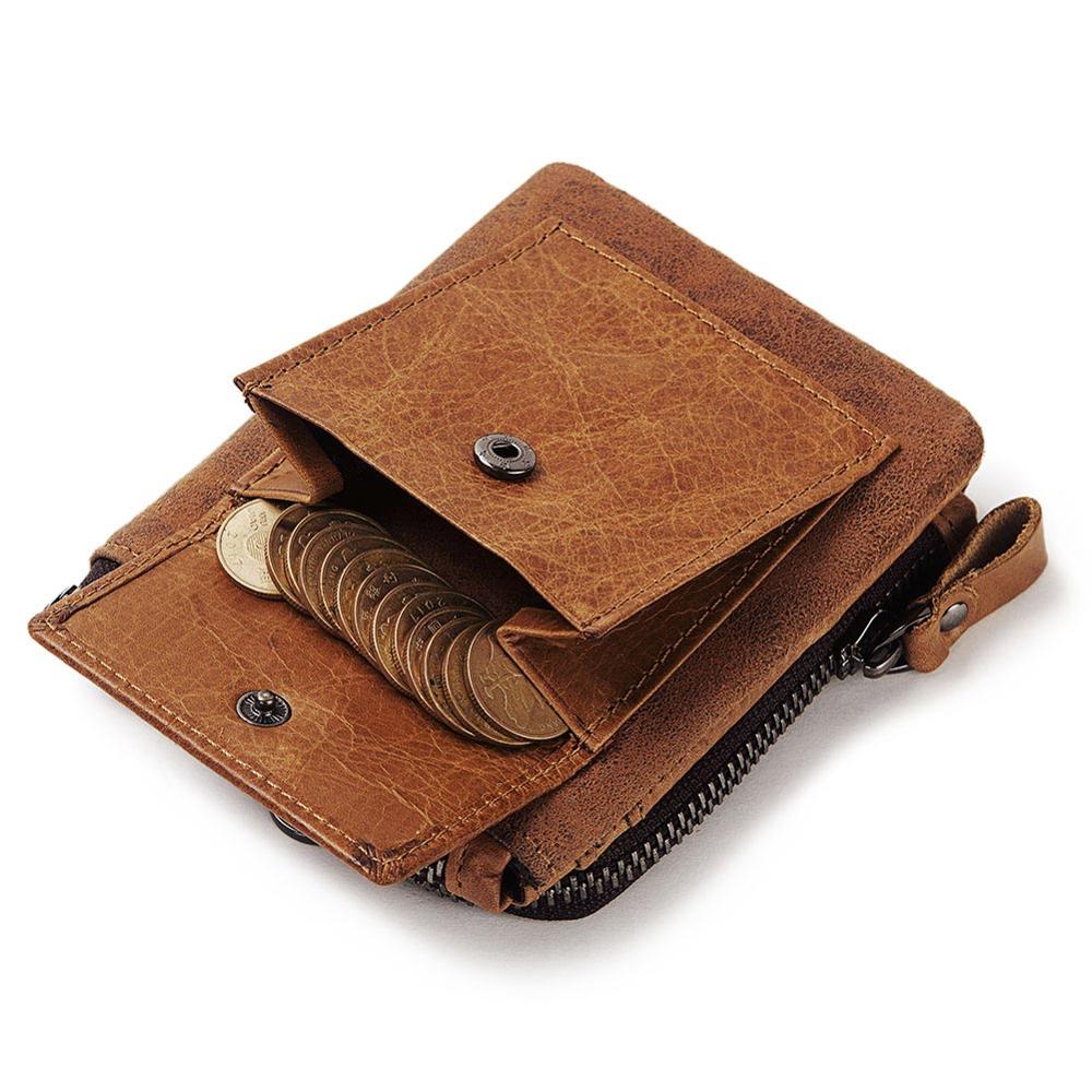 Ví Da Ngựa Thật 100% Phong Cách Vintage Cho Nam