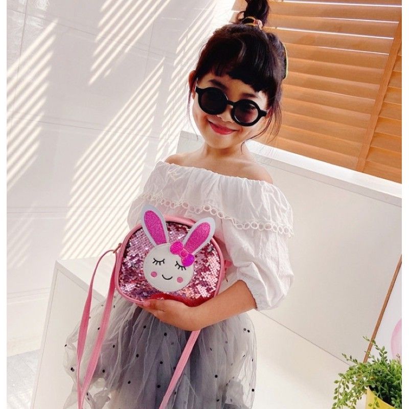 Túi đeo hình thỏ chơi tết cực xinh cho bé