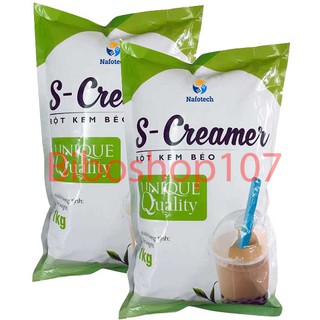 Combo 2 gói Bột kem sữa béo pha trà sữa, làm bánh, kẹo nougat 1kg