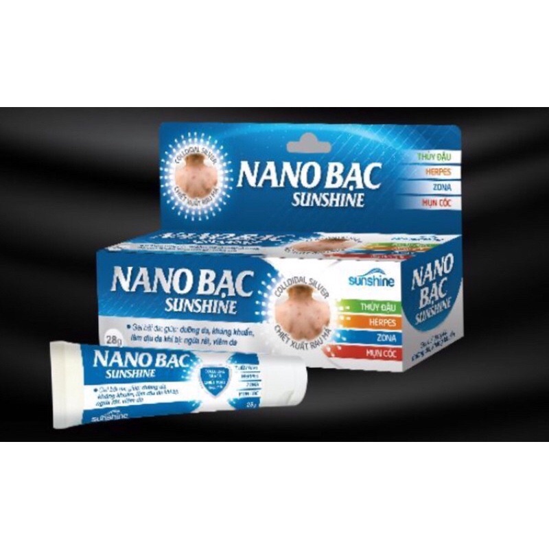 Kem nano bạc thuỷ đậu zona vết thương hở nhạy bén hiệu quả