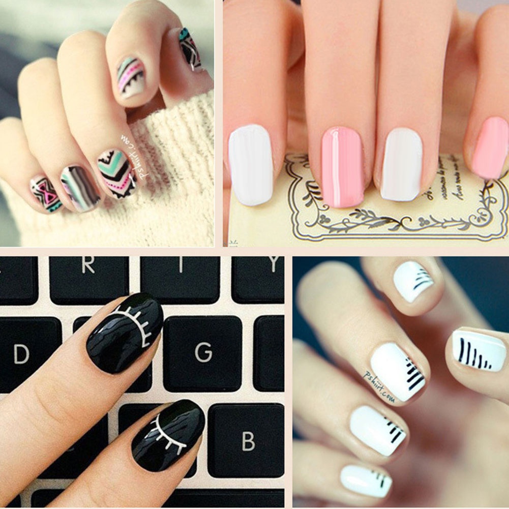 Set 3 Cọ Vẽ Móng Nghệ Thuật Màu Sắc Gradient