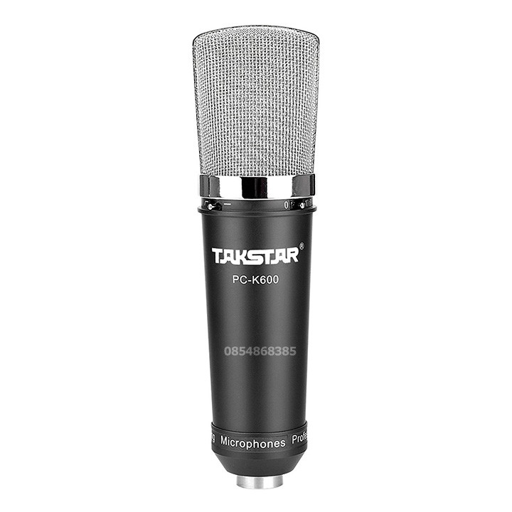 [ CHÍNH HÃNG ] Combo thiết bị thu âm hát karaoke livestream micro Takstar PC-K600 kết hợp sound card Icon Upod Pro