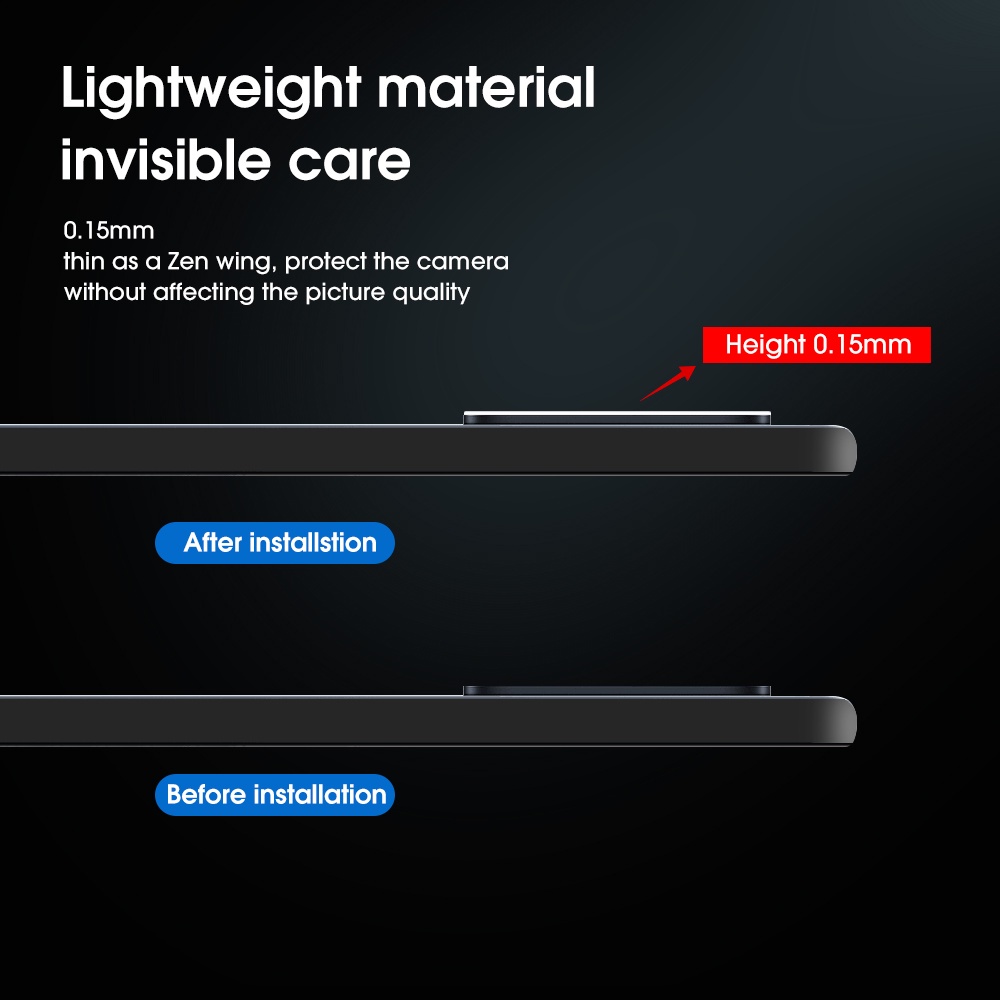 1 Miếng Dán Cường Lực 3D Bảo Vệ Ống Kính Máy Ảnh Cho Xiaomi Poco X4 Pro