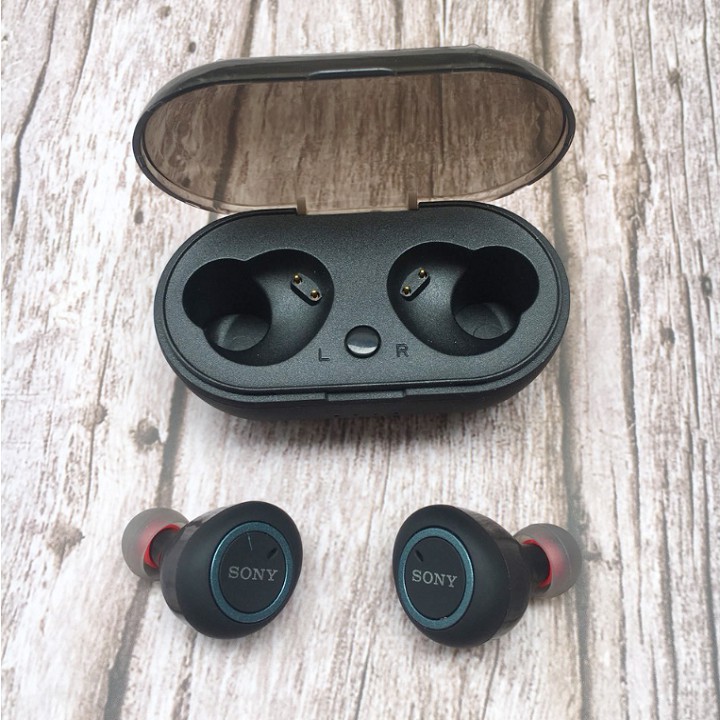 Tai Nghe Bluetooth SONY TWS 5.0 - D76 Tự Động Kết Nối - Chống Ồn Tốt - Bass Cực Êm - Tai Nghe Thể Thao Kèm Cốc Sạc Nhanh