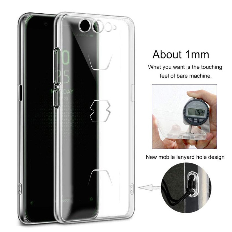 Ốp Điện Thoại Tpu Silicon Mềm Siêu Mỏng Trong Suốt Cho Xiaomi Black Shark 4 2 Pro 3s Helo Blackshark 3 2