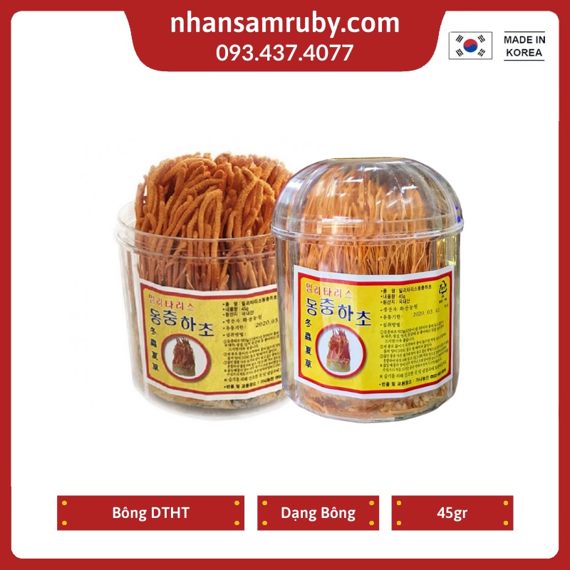 Bông Đông Trùng Hạ Thảo Hàn Quốc 45g | BigBuy360 - bigbuy360.vn