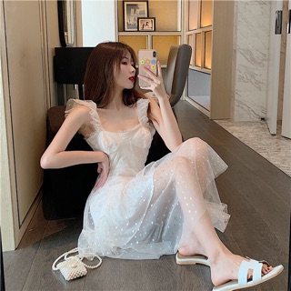 📸(Ảnh thật Mei chụp) Đầm voan bling bling 📸