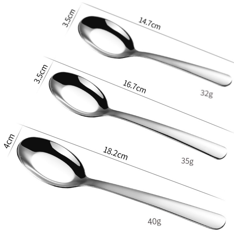 Muỗng thìa cao cấp inox 304 dành cho người lớn cho bé nhiều kích thước