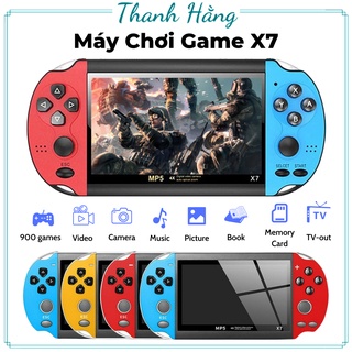 Máy Chơi Game Cầm Tay X7 900 game - Màn Hình 4.3 Inch, Hỗ Trợ Tải Game, Nghe Nhạc, Xem Phim, Đọc Sách, Bộ Nhớ 8GB