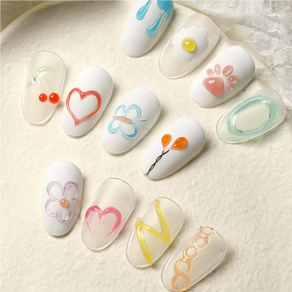 Sơn Móng Tay UV Gel 3D Chuyên Nghiệp Màu Sắc Tươi Sáng 10g Dành Cho Nữ