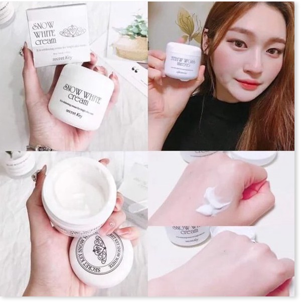 [Mã giảm giá của shop] Kem Dưỡng Trắng Da Secret Key Snow White Cream 50g