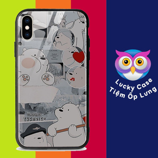 Ốp Iphone Gấu Trắng Xinh Đẹp Iphone 6/6Plus/6S/6S Plus/7/7Plus/8/8Plus/X/Xs/Xs Max/11/11 Promax/12/12 Promax Lpc3101999