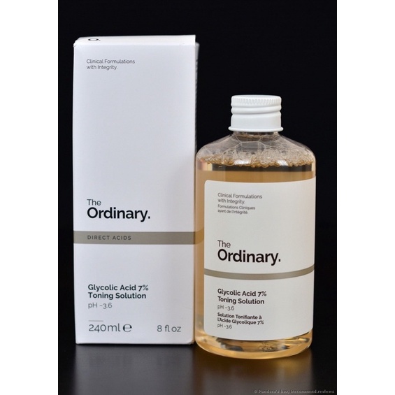 Nước hoa hồng tẩy da chết AHA The Ordinary Glycolic Acid 7% Toning Solution