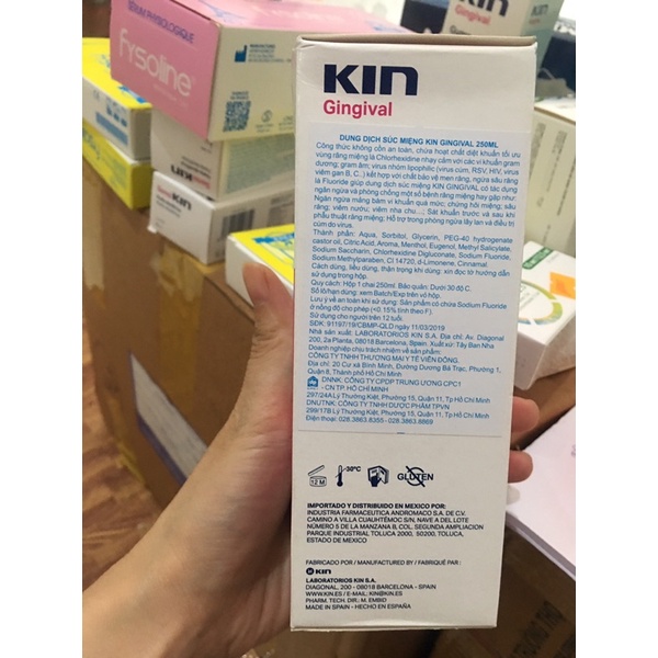 Dung dịch súc miệng KIN 250ml