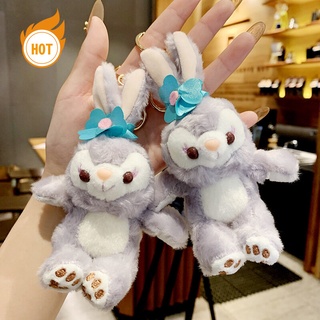 Móc khóa thỏ nhồi bông dễ thương