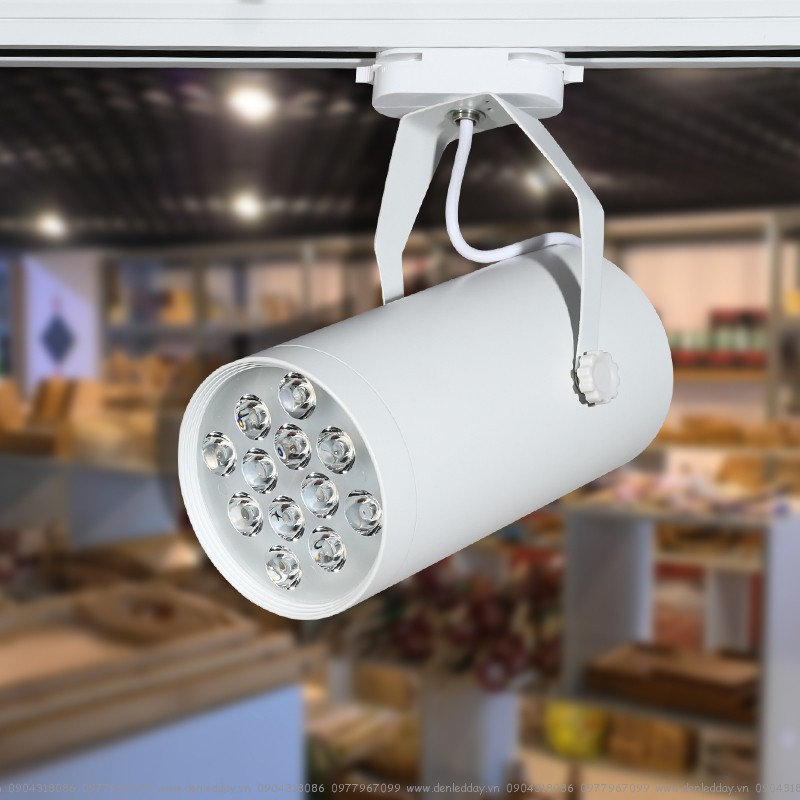 Đèn LED rọi 7w 12w mắt loại chạy ray