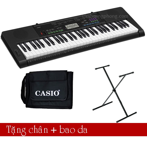 Đàn Organ Casio CTK-3400 tặng kèm chân + bao + phiếu bảo hành 2 năm