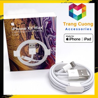 [🚚FREESHIP] Cáp sạc iphone XS Max zin chính hãng (CÓ HỘP) - HÀNG CHẤT LƯỢNG TỐT