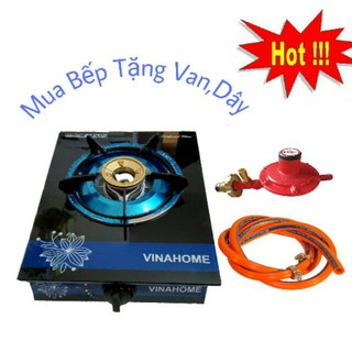 Bếp gas đơn kính tặng ngay van dây