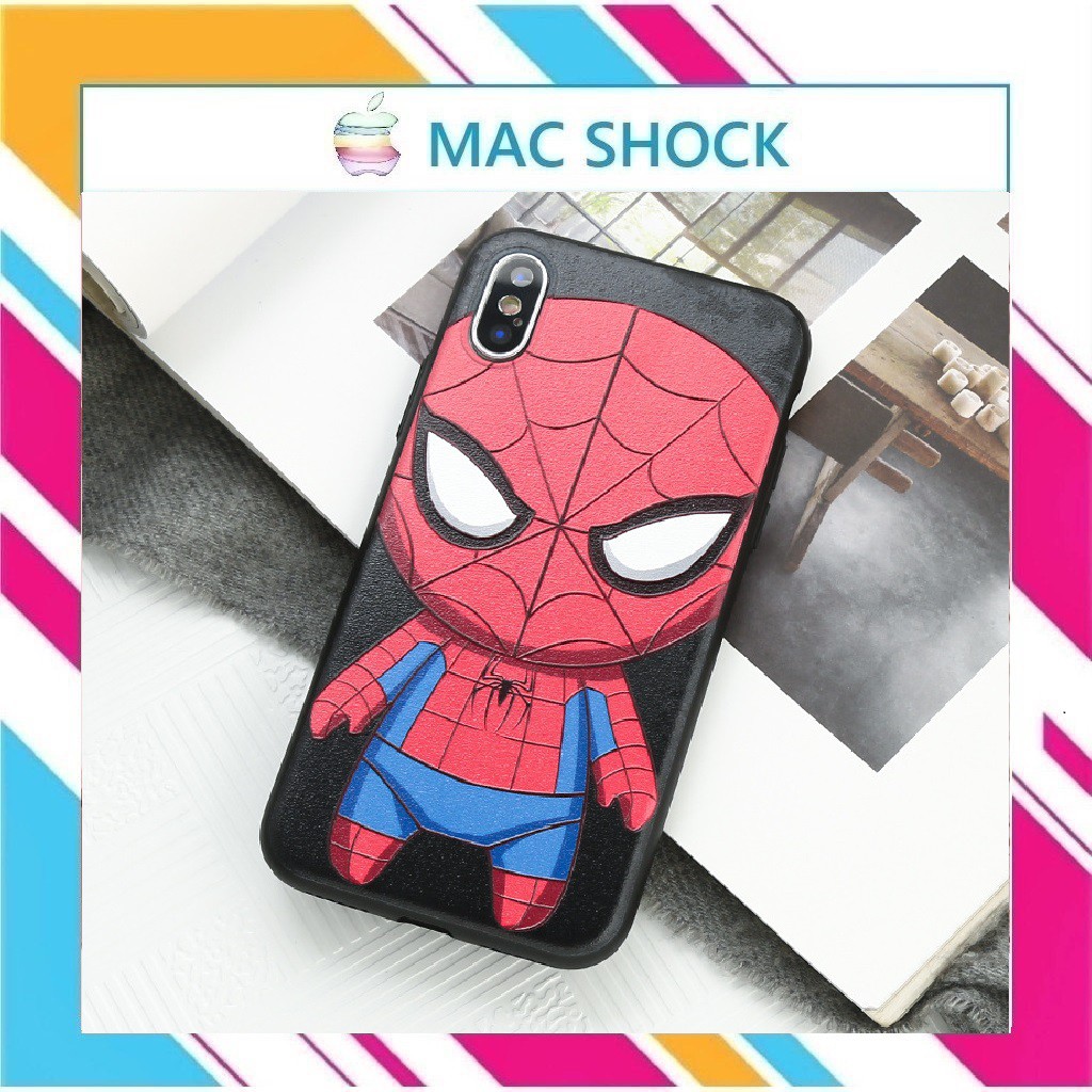 Ốp lưng IP Avengers Spider Man 7plus/8 plus/xs/ xsmax/ 11 /11 promax/12 pro/12 promax