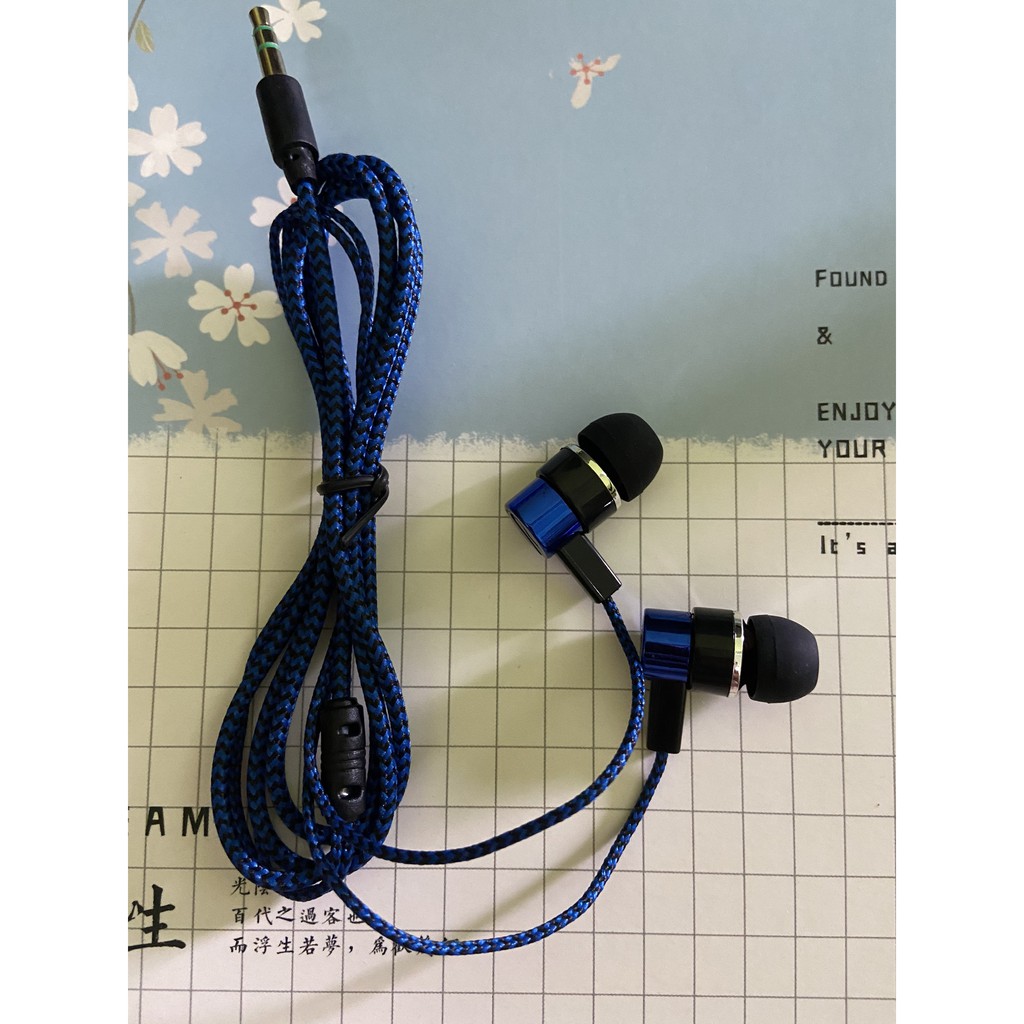 Tai Nghe In Ear dây dù Chống Rối Super Bass