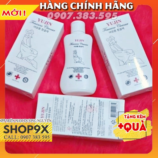 Dung Dịch Vệ Sinh Phụ Nữ Hàn Quốc YUJIN 120ML Hồng-Sạch-Thơm-Se Khít Vùng Kín