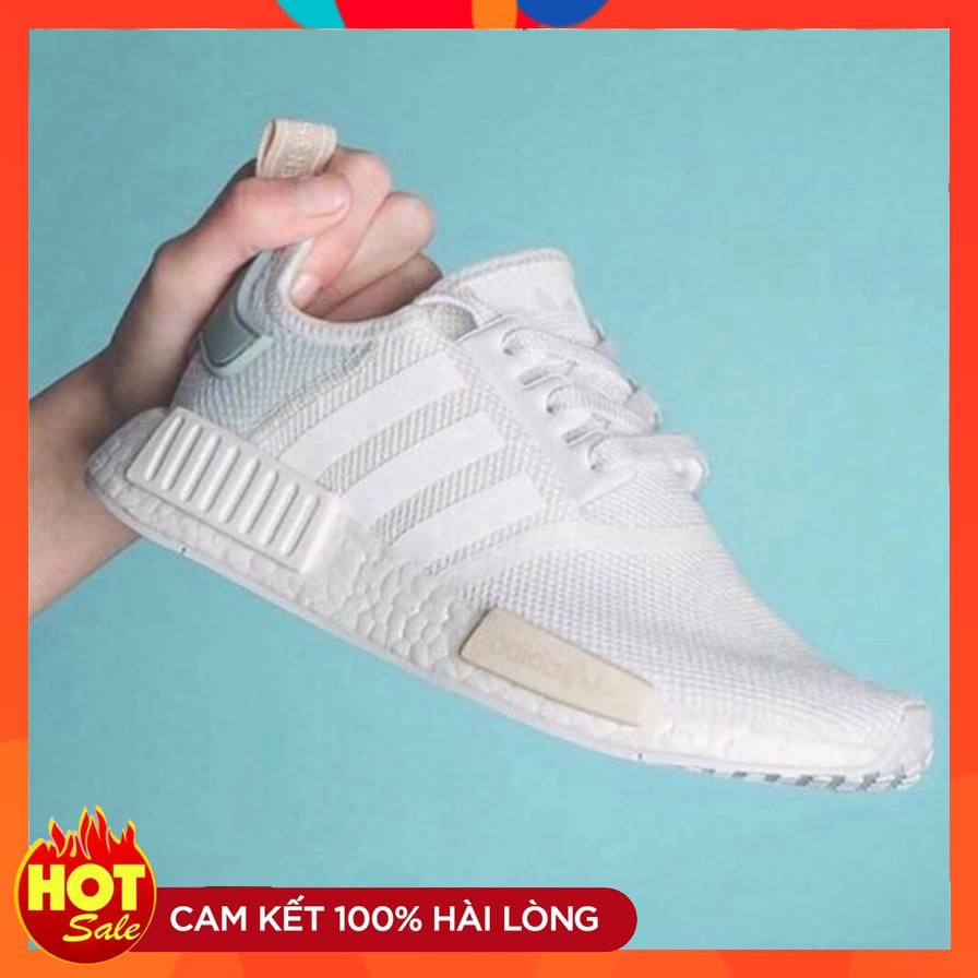 NEW SALE 11-11 Giày Sneaker Adidas NMD R1 Trắng Xanh (fullbox) ↩