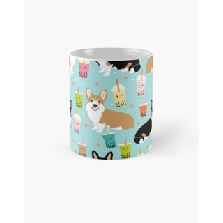Cốc sứ chó corgi