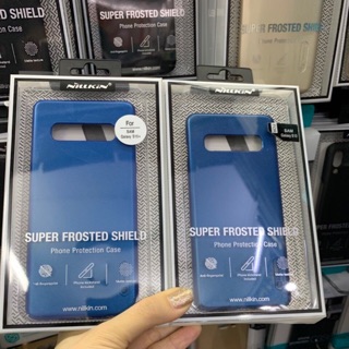 Ốp Lưng Sần Nillkin Samsung S10/s10+ xanh