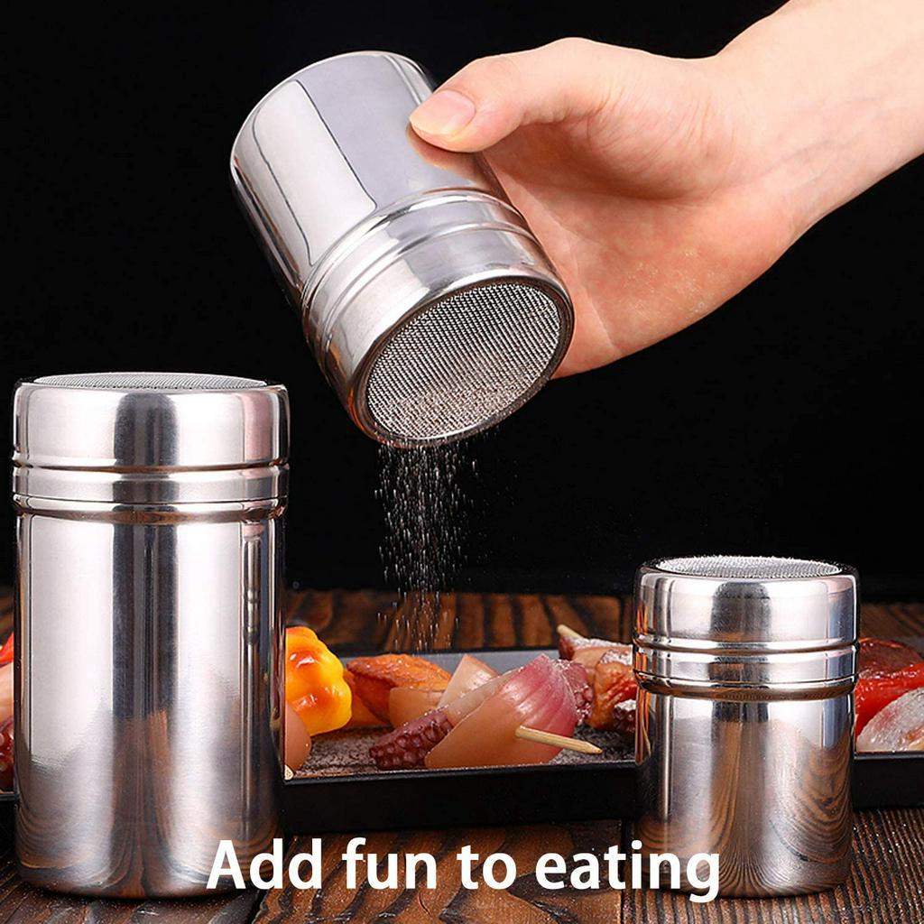 Lọ Gia Vị ANAEAT Làm Từ Thép Không Gỉ Dùng Đựng Bột Nêm Muối Tiêu Tiện Dụng