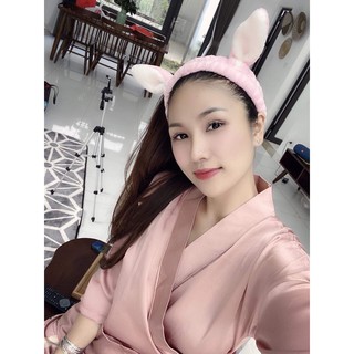 Bộ ngủ lụa kimono dài tay cao cấp