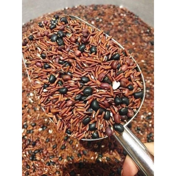 300gr gạo lứt đỏ mix đỗ đen giúp giảm cân.lợi sữa.tốt cho tim mạch dùng thử