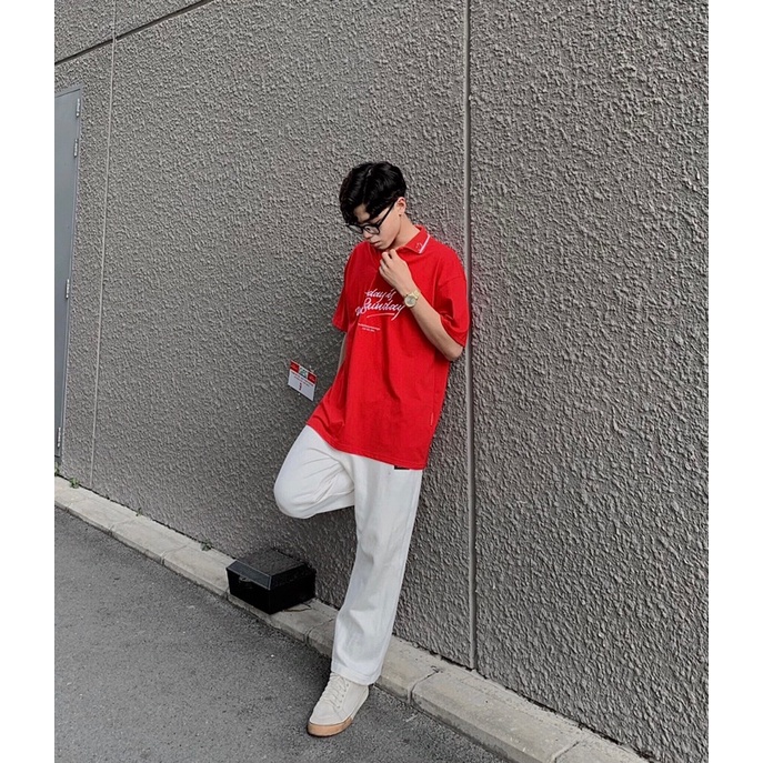 Áo Polo chữ ký đơn giản todayismysunday