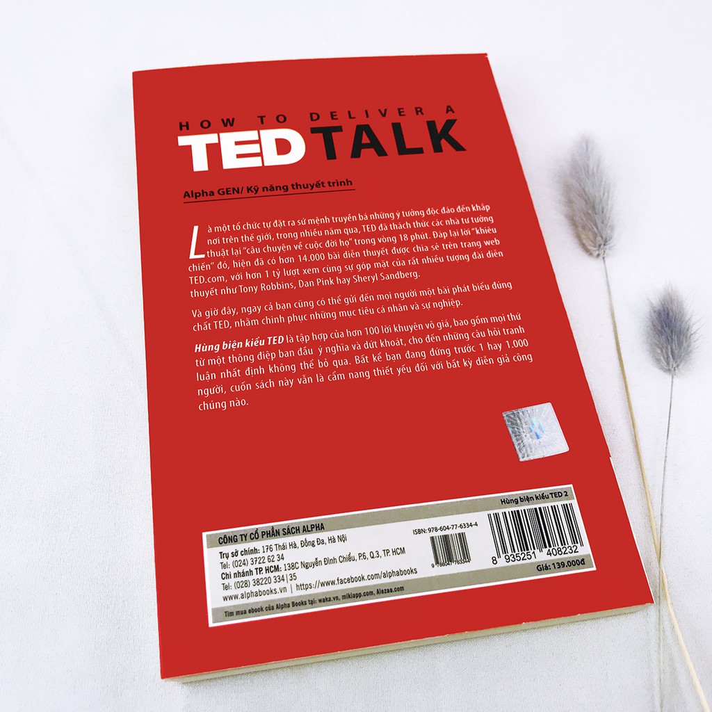 Sách - Hùng Biện Kiểu Ted 2 - How To Deliver A Ted Talk: Bí quyết làm nên những bài diễn thuyết hứng khởi nhất Thế Giới