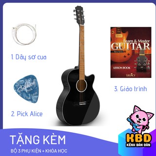 Đàn Guitar Acoustic PL20 cao cấp tặng kèm pick gãy