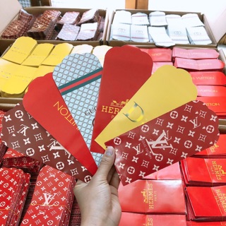 bao lì xì thương hiệu LV ,Dior,H,GC