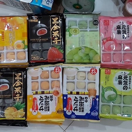 [Hộp 12 cái] Bánh Mochi Nhân Trái Cây Nhiều Vị 180gr Đài Loan