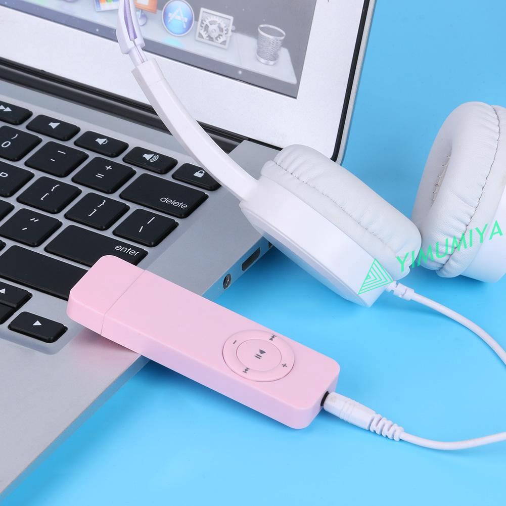 Máy Nghe Nhạc Mp3 Thể Thao Âm Thanh Sống Động Hỗ Trợ Thẻ Tf 64gb