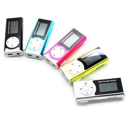 Máy nghe nhạc MP3 mini vỏ nhôm kèm tai nghe & dây sạc