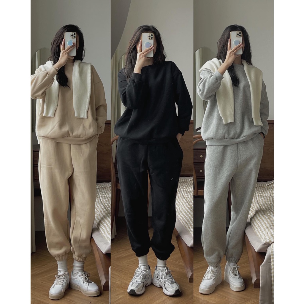 Bộ nỉ bông trơn 72832