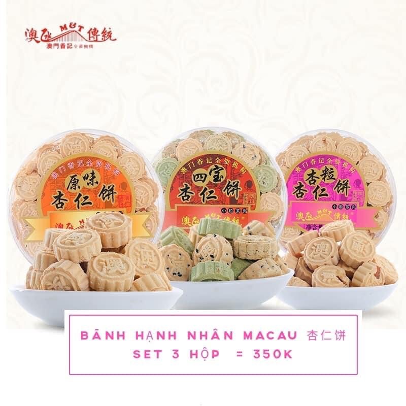 Combo 3 hộp bánh hạnh nhân Macau